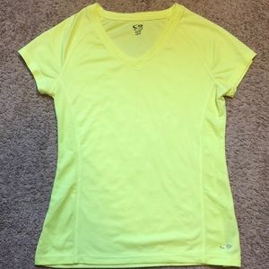Champion Fluorescent Yellow Athletic Shirt
